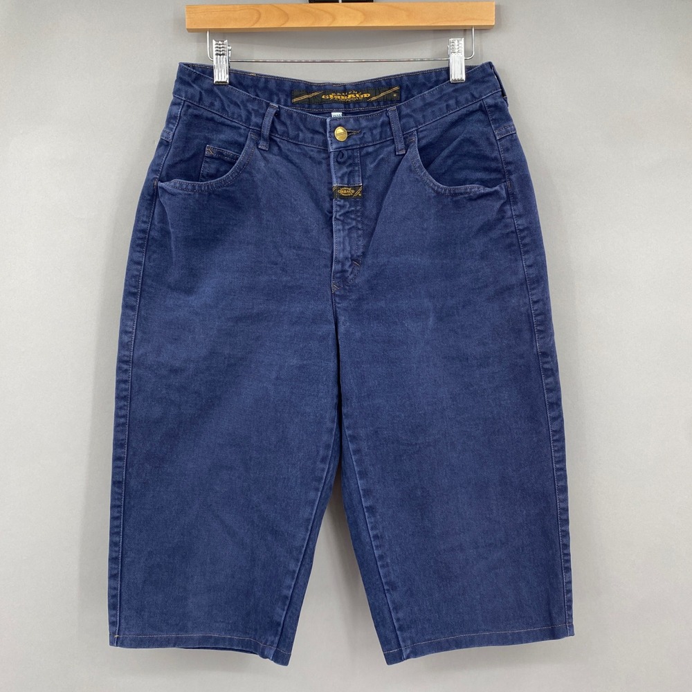 Vtg 90s Marithe Francois Girbaud Denim Shorts Women 13/14 Baggy 90s Jorts Barrel